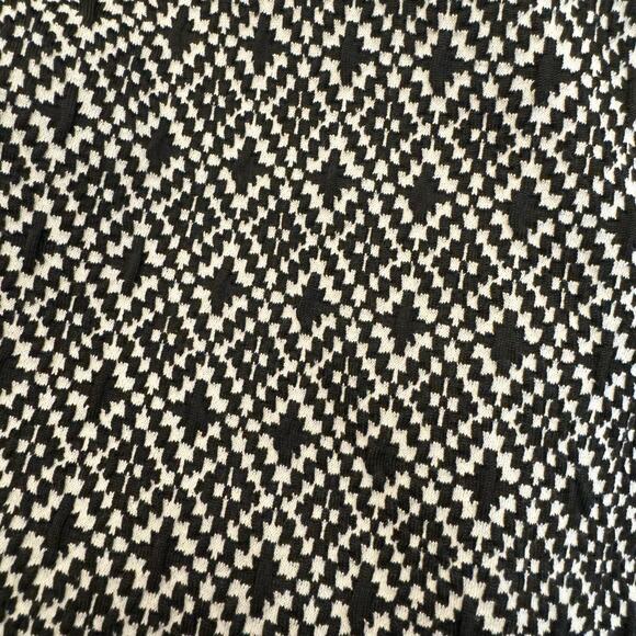 Parker Jacquard Leather Trim Nolan Fit & Flare Dress Small NWT - Picture 5 of 13